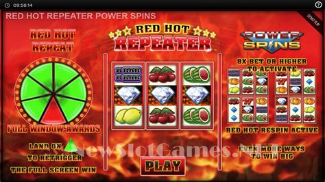 Blueprint Gaming Red Hot Repeater Slot Review & Free Play.